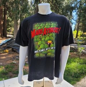 Vintage Mars Attacks Mark and Brian Promo TShirt
